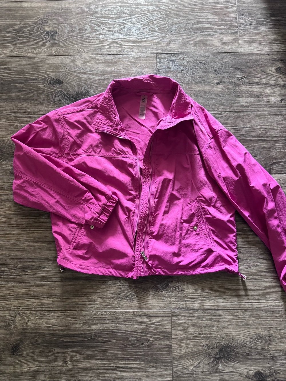 Lou & Grey Bright Fuchsia Utility Windbreaker Jacket